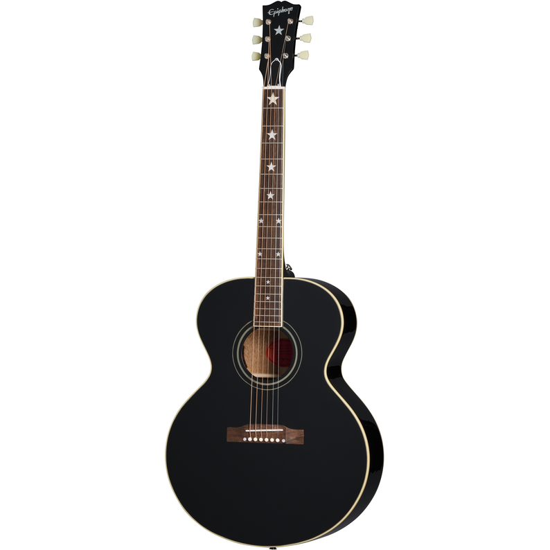 Epiphone J-180 LS Ebony (Including Hard Case)