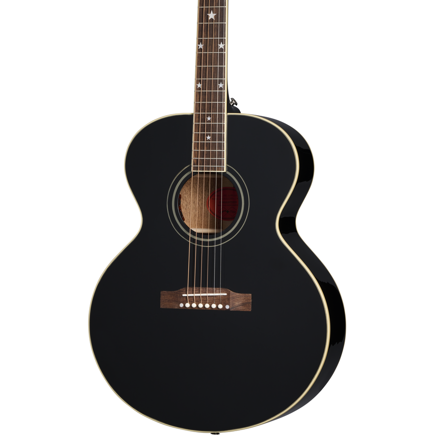 Epiphone J-180 LS Ebony (Including Hard Case)