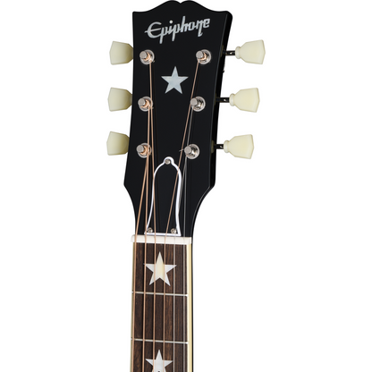 Epiphone J-180 LS Ebony (Including Hard Case)