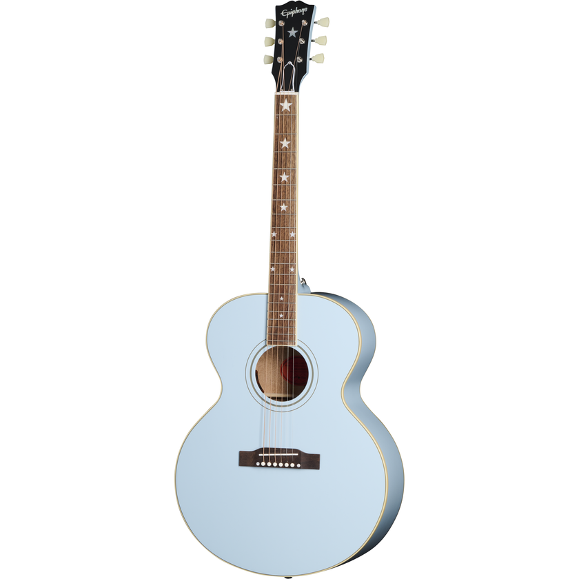 Epiphone J-180 LS Frost Blue (Including Hard Case)