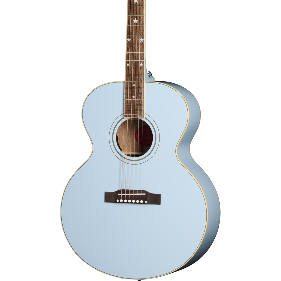 Epiphone J-180 LS Frost Blue (Including Hard Case)