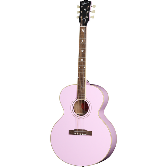 Epiphone J-180 LS Pink (Including Hard Case)