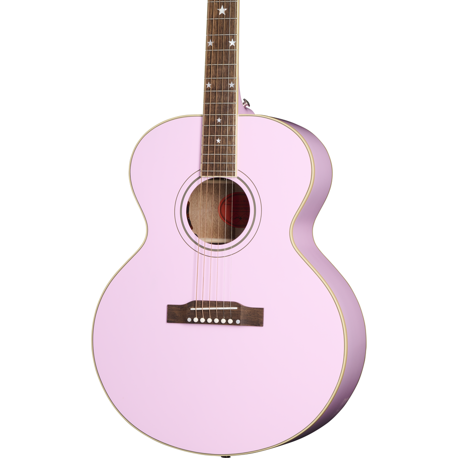 Epiphone J-180 LS Pink (Including Hard Case)