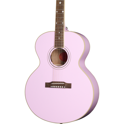 Epiphone J-180 LS Pink (Including Hard Case)