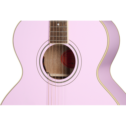 Epiphone J-180 LS Pink (Including Hard Case)