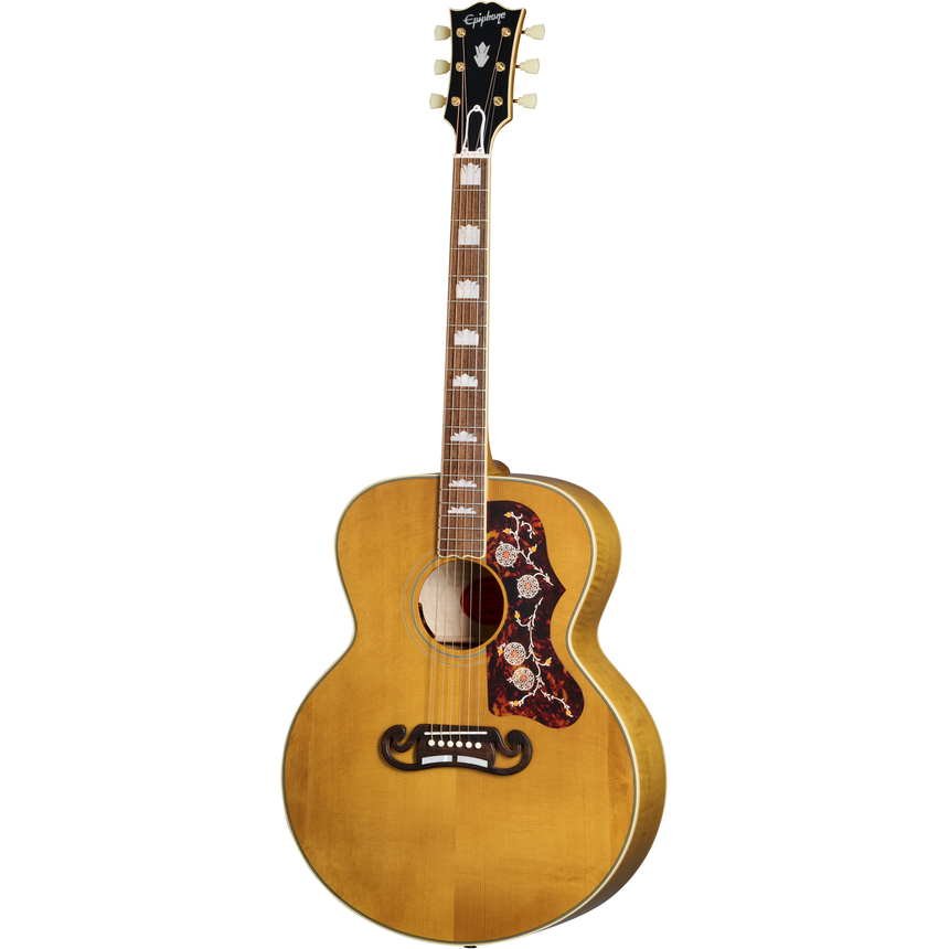 Epiphone 1957 SJ-200 Acoustic Guitar Antique Natural (Including Hard Case)