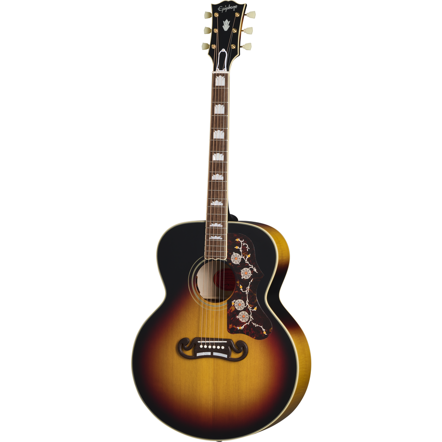 Epiphone 1957 SJ-200 Acoustic Guitar Vintage Sunburst (Including Hard Case)