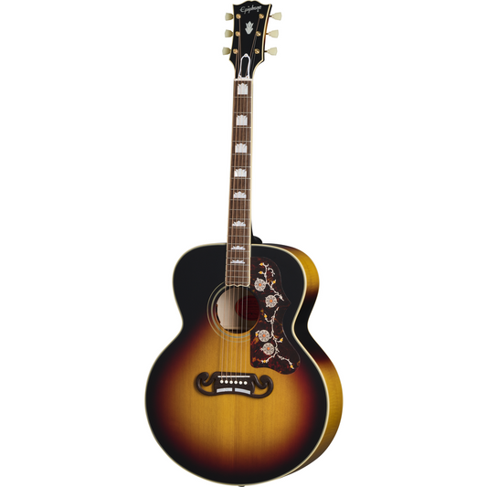 Epiphone 1957 SJ-200 Acoustic Guitar Vintage Sunburst (Including Hard Case)