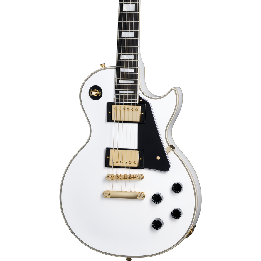 Epiphone "Inspired By Gibson" Les Paul Custom Alpine White (Including Hard Case)