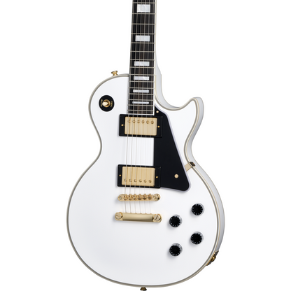 Epiphone "Inspired By Gibson" Les Paul Custom Alpine White (Including Hard Case)