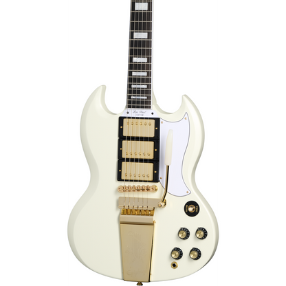 Epiphone 1963 Les Paul SG Custom Maestro Classic White (Including Hard Case)