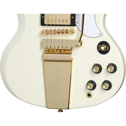 Epiphone 1963 Les Paul SG Custom Maestro Classic White (Including Hard Case)