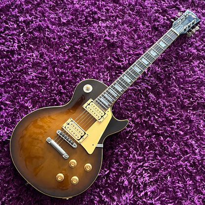 1978 Greco EG-800 Les Paul Standard Plain Maple Top Tobacco Sunburst (MIJ Fujigen) (w/ HSC)