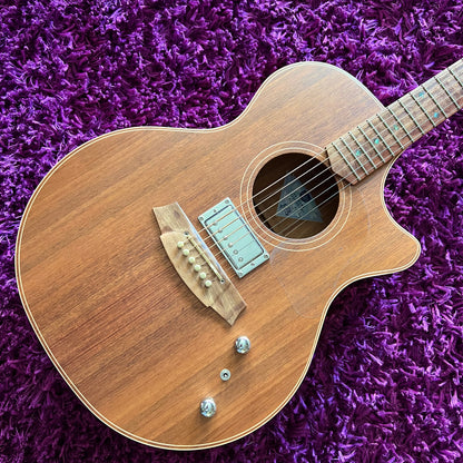 2021 Cole Clark Angel CCAN2EC-BLBL-HUM Humbucker Acoustic Electric Guitar (w/ OHSC)