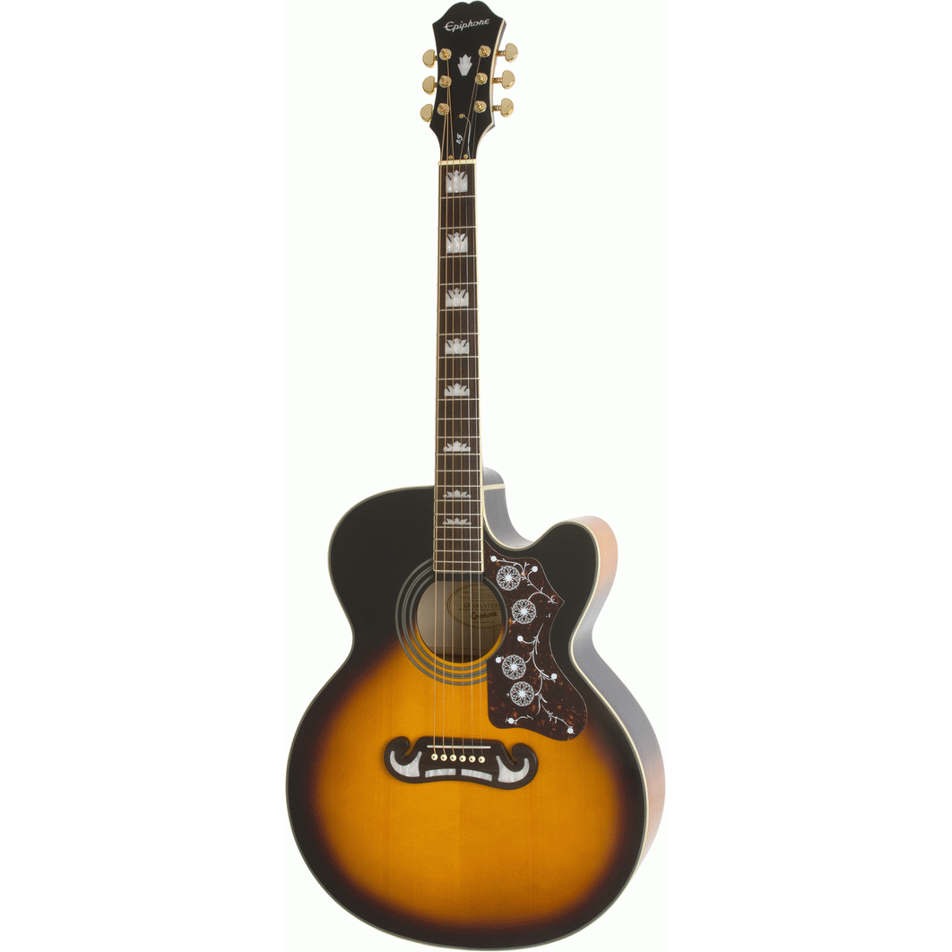 Epiphone J-200 EC Studio Vintage Sunburst