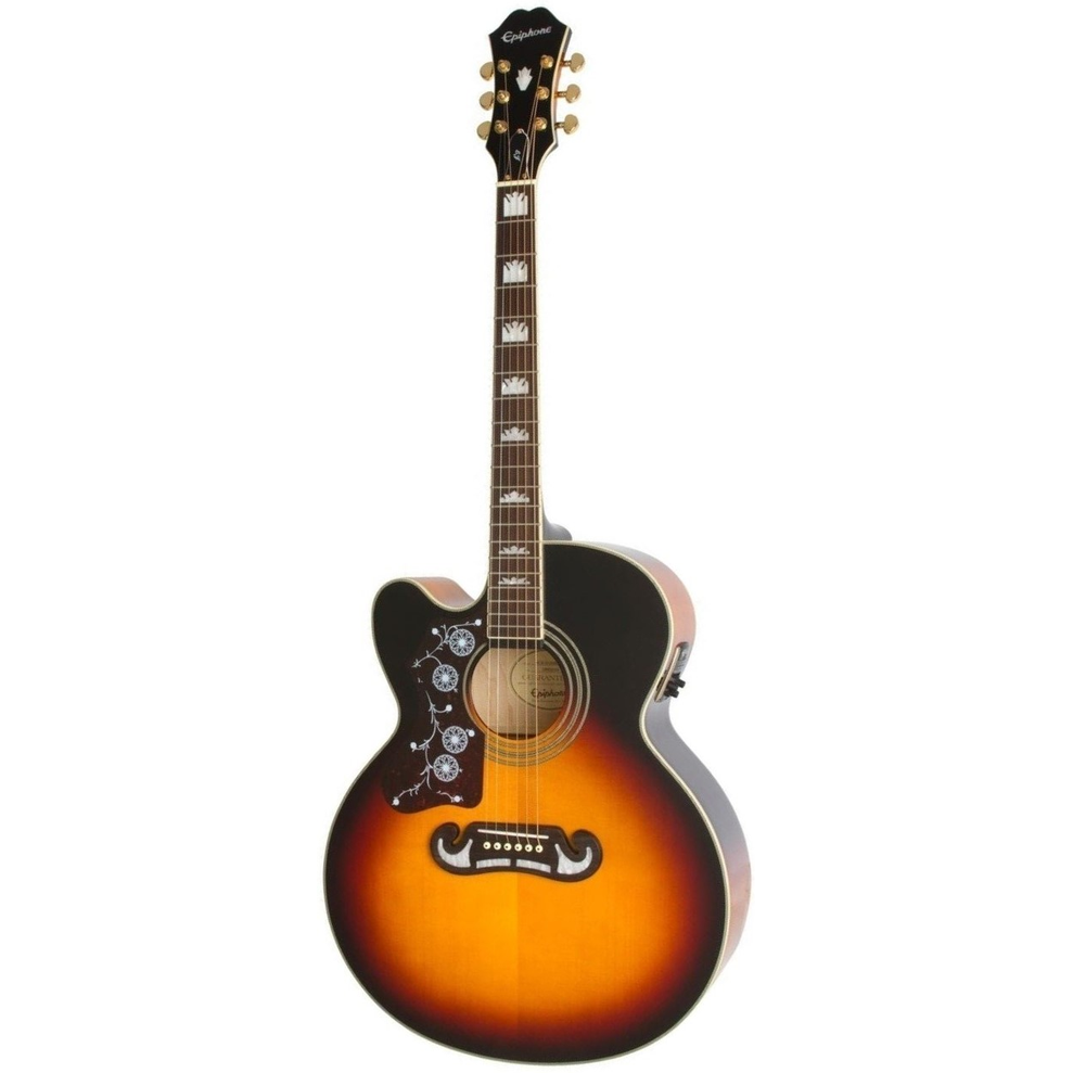 Epiphone J-200 EC Studio Vintage Sunburst (Left Handed)