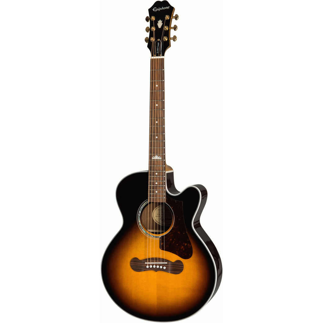 Epiphone J-200 EC Studio Parlor Vintage Sunburst