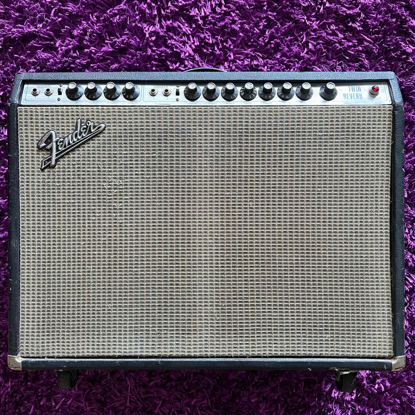 1972 Fender Twin Reverb 2 Channel 100-Watt 2x12" Combo Amp (Made in USA)