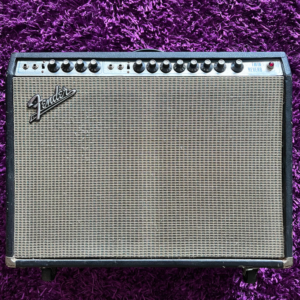 1972 Fender Twin Reverb 2 Channel 100-Watt 2x12