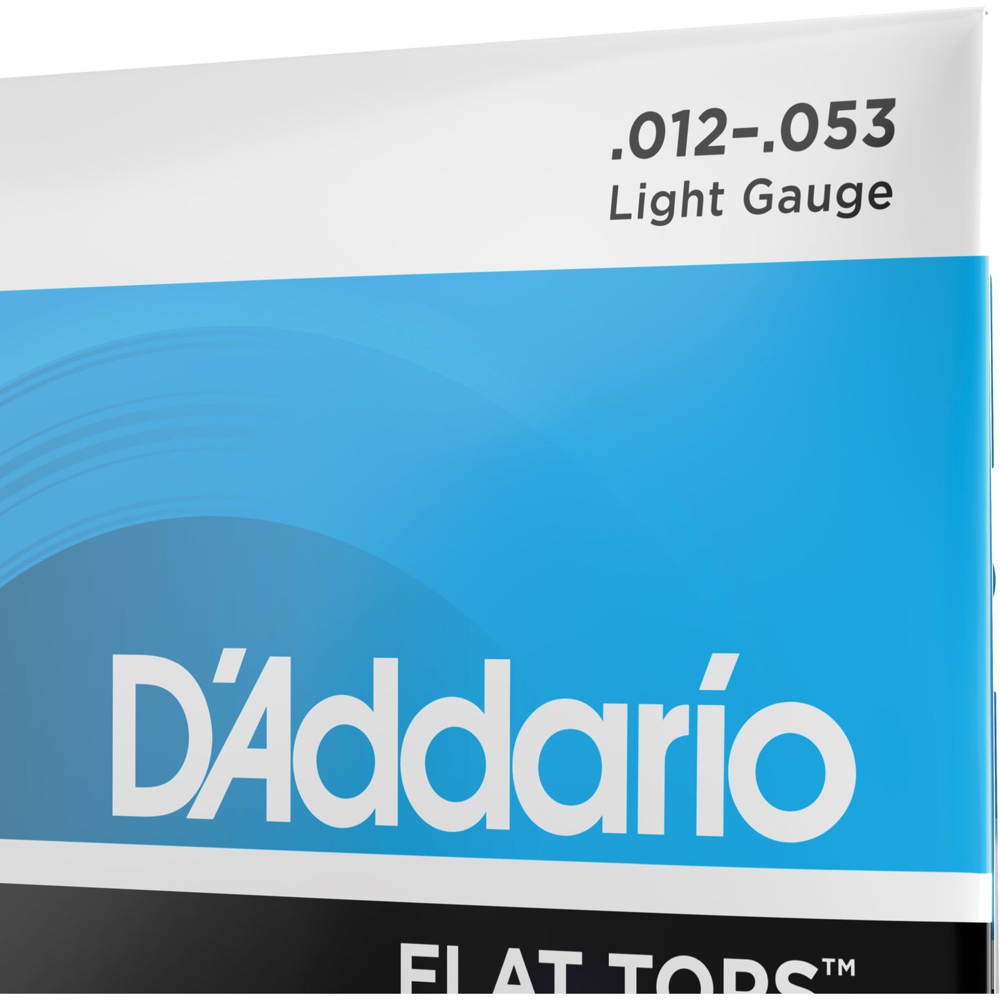 D'Addario EFT16 Flat Tops Phosphor Bronze Acoustic Guitar Strings, Light, 12-53