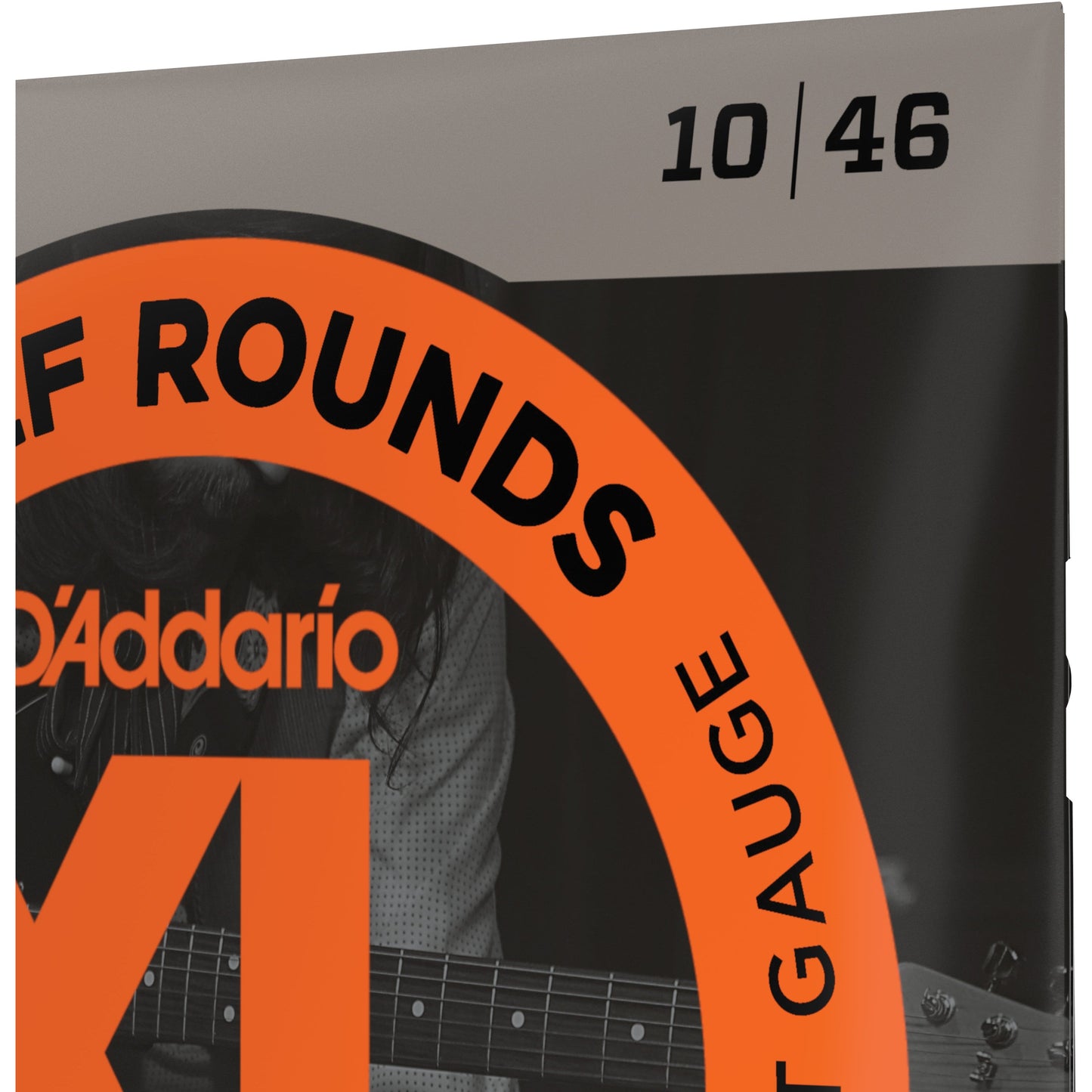 D'Addario EHR310 Half Round Electric Guitar Strings, Regular Light, 10-46