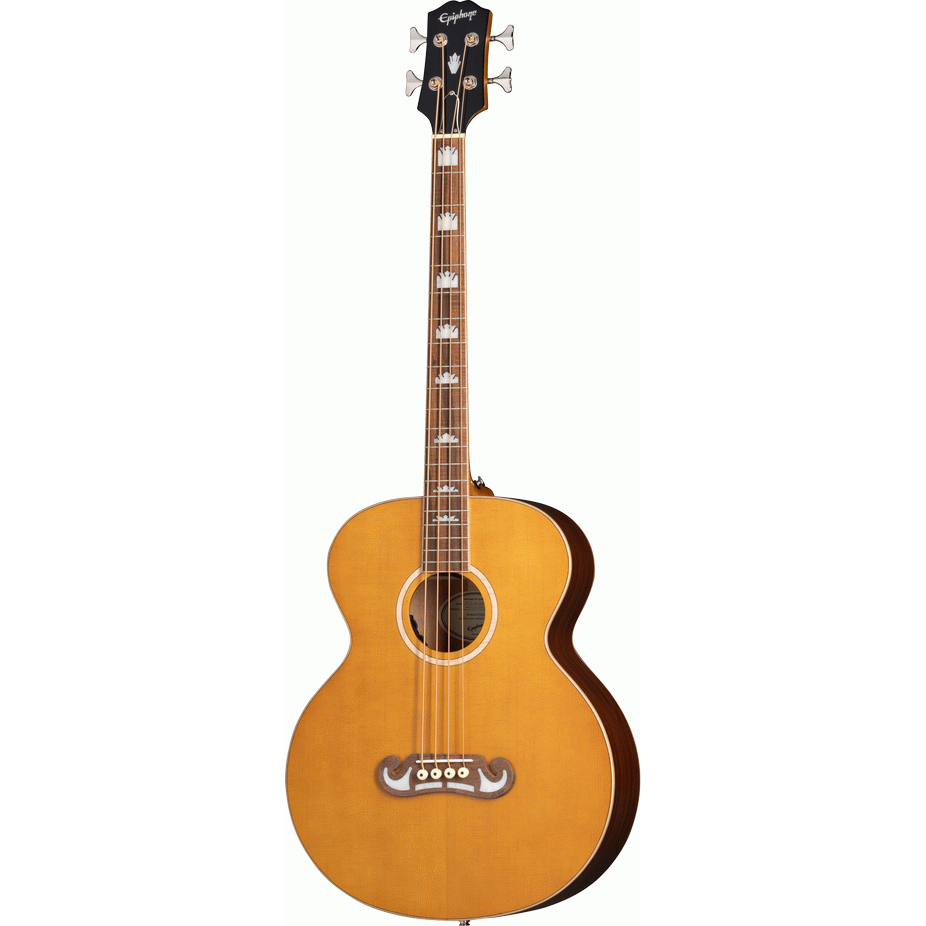 Epiphone El Capitan J-200 Studio Acoustic Bass Aged Natural