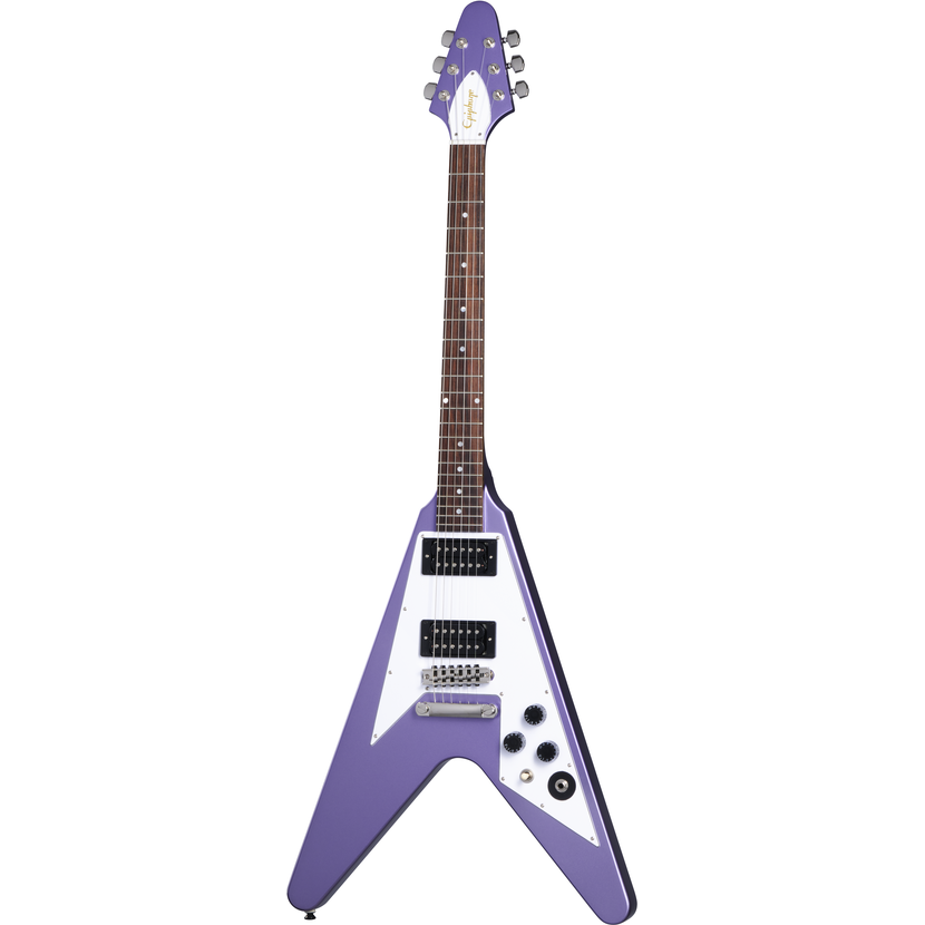 Epiphone Kirk Hammett 1979 Flying V Purple Metallic (Including Hard Case)