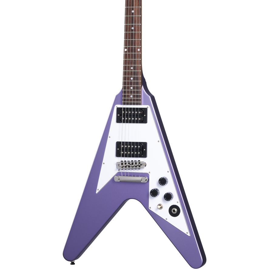 Epiphone Kirk Hammett 1979 Flying V Purple Metallic (Including Hard Case)