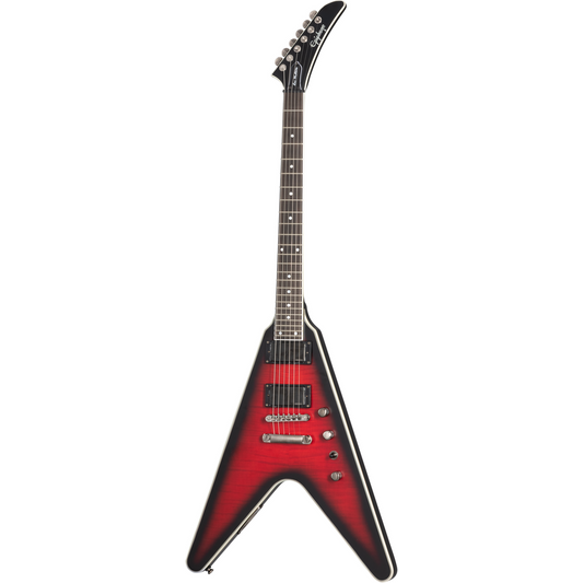 Epiphone Dave Mustaine Flying V Prophecy Aged Dark Red Burst (Including Hard Case)