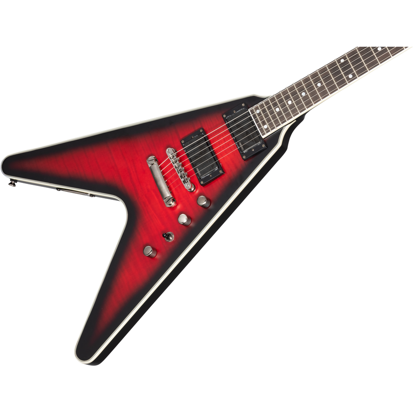 Epiphone Dave Mustaine Flying V Prophecy Aged Dark Red Burst (Including Hard Case)