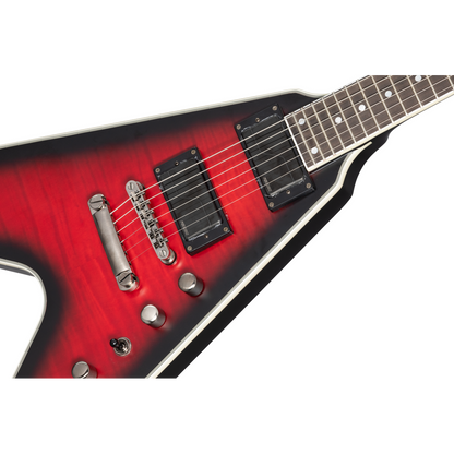 Epiphone Dave Mustaine Flying V Prophecy Aged Dark Red Burst (Including Hard Case)