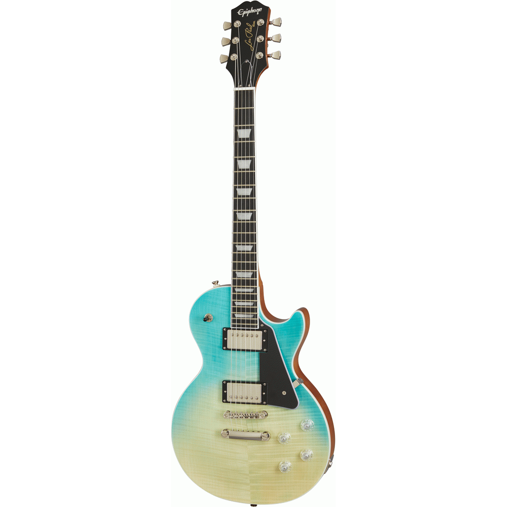 Epiphone Les Paul Modern Figured Caribbean Blue Fade