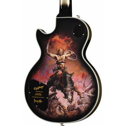 Adam Jones Les Paul Custom Art Collection: Frank Frazetta's "Berserker", Antique Silverburst