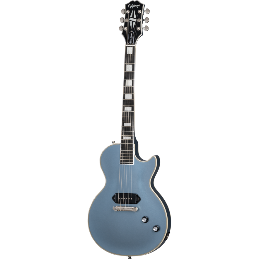 Epiphone Jared James Nichols Blues Power Les Paul Custom Aged Pelham Blue (Including EpiLite Case)