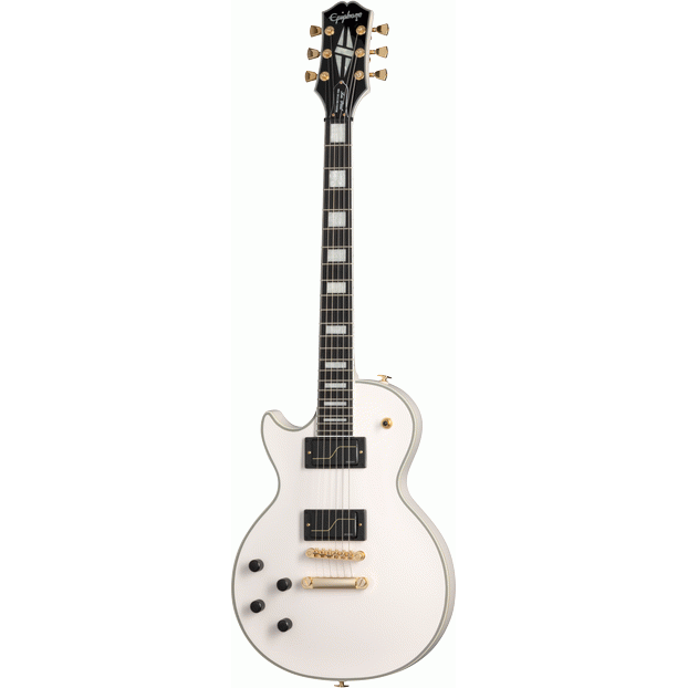 Epiphone Matt Heafy Les Paul Custom White (Including Hard Case) (Left Handed)