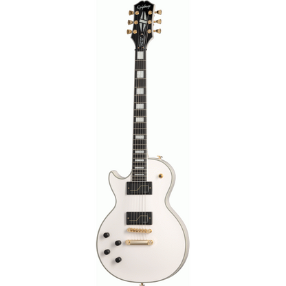 Epiphone Matt Heafy Les Paul Custom White (Including Hard Case) (Left Handed)