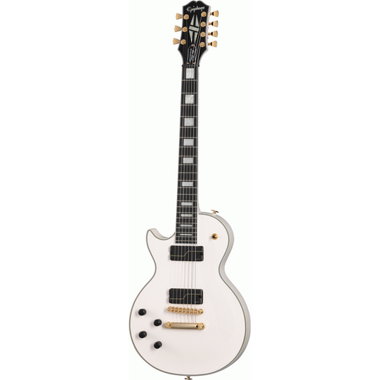 Epiphone Matt Heafy Origin Les Paul Custom 7 String White (Including Hard Case) (Left Handed)