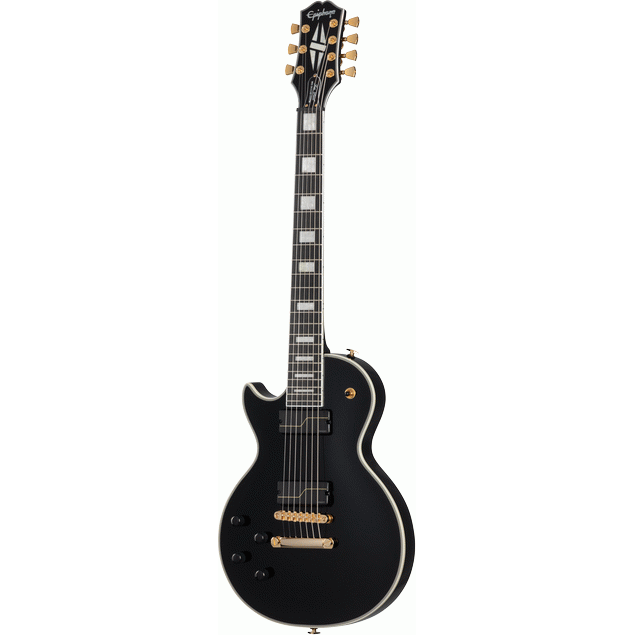 Epiphone Matt Heafy Origin Les Paul Custom 7 String Ebony (Including Hard Case) (Left Handed)