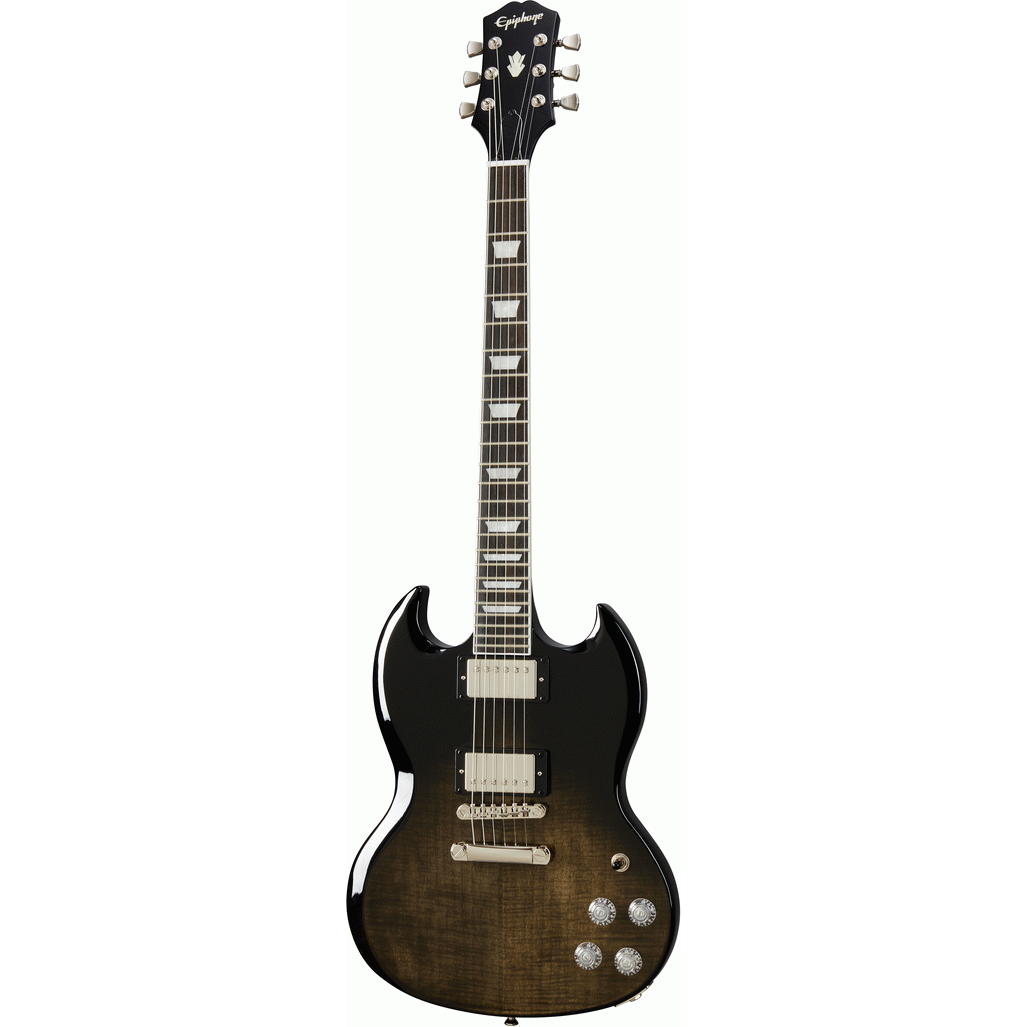 Epiphone SG Modern Figured Trans Black Fade