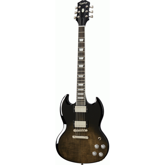 Epiphone SG Modern Figured Trans Black Fade