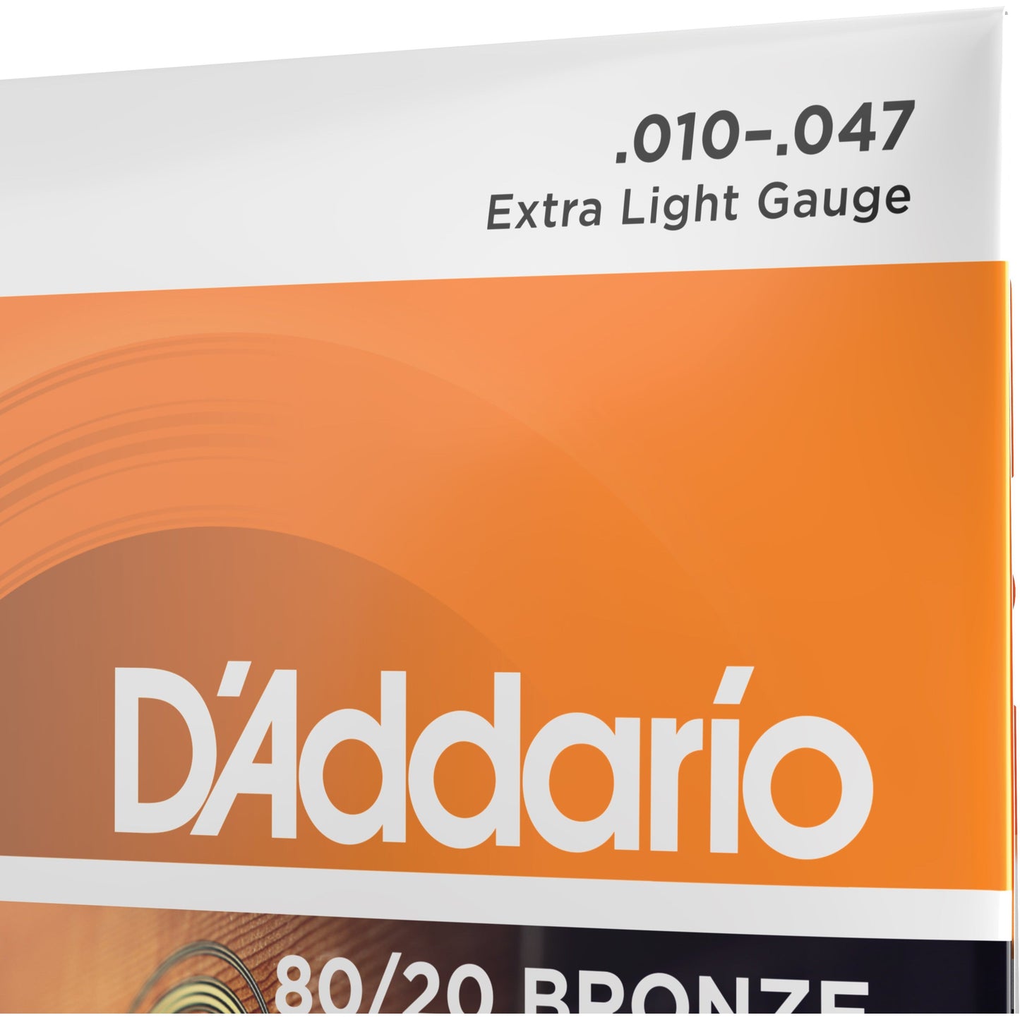 D'Addario EJ10 Bronze Acoustic Guitar Strings, Extra Light, 10-47