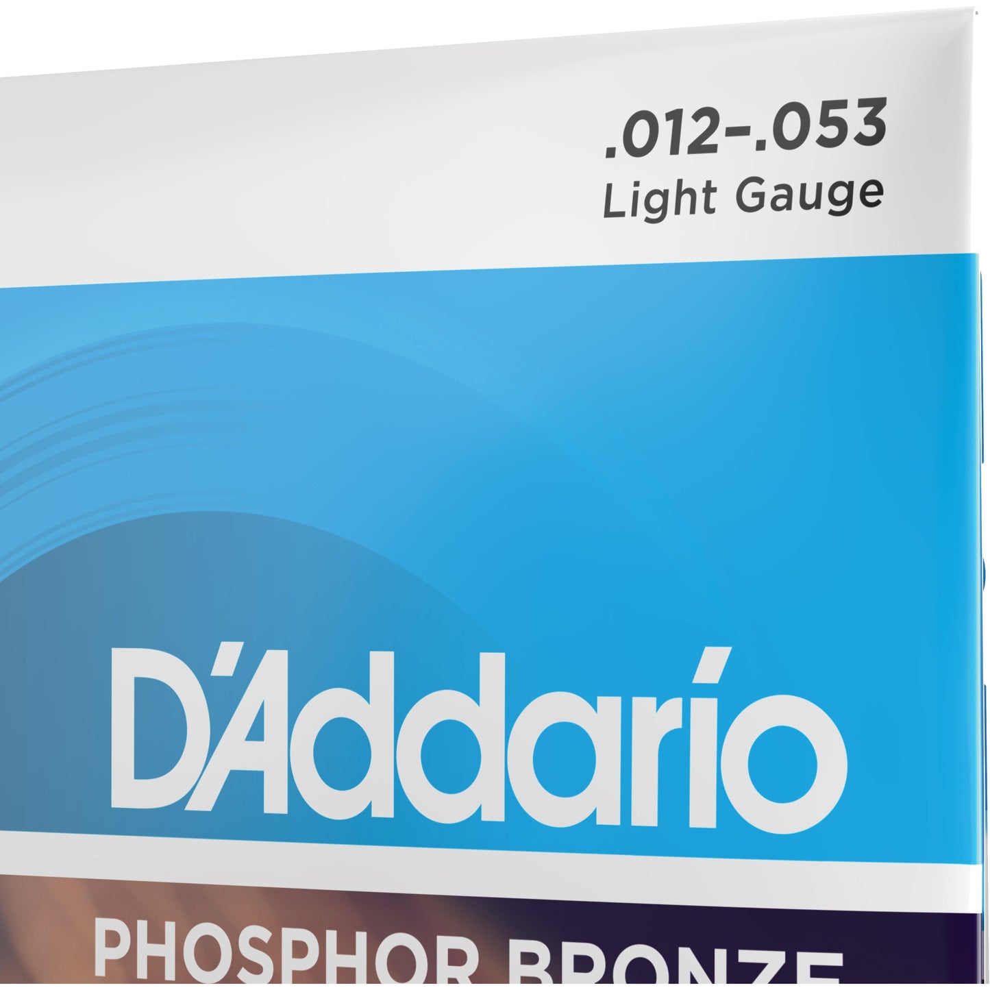 D'Addario EJ16 Phosphor Bronze Acoustic Guitar Strings, Light, 12-53