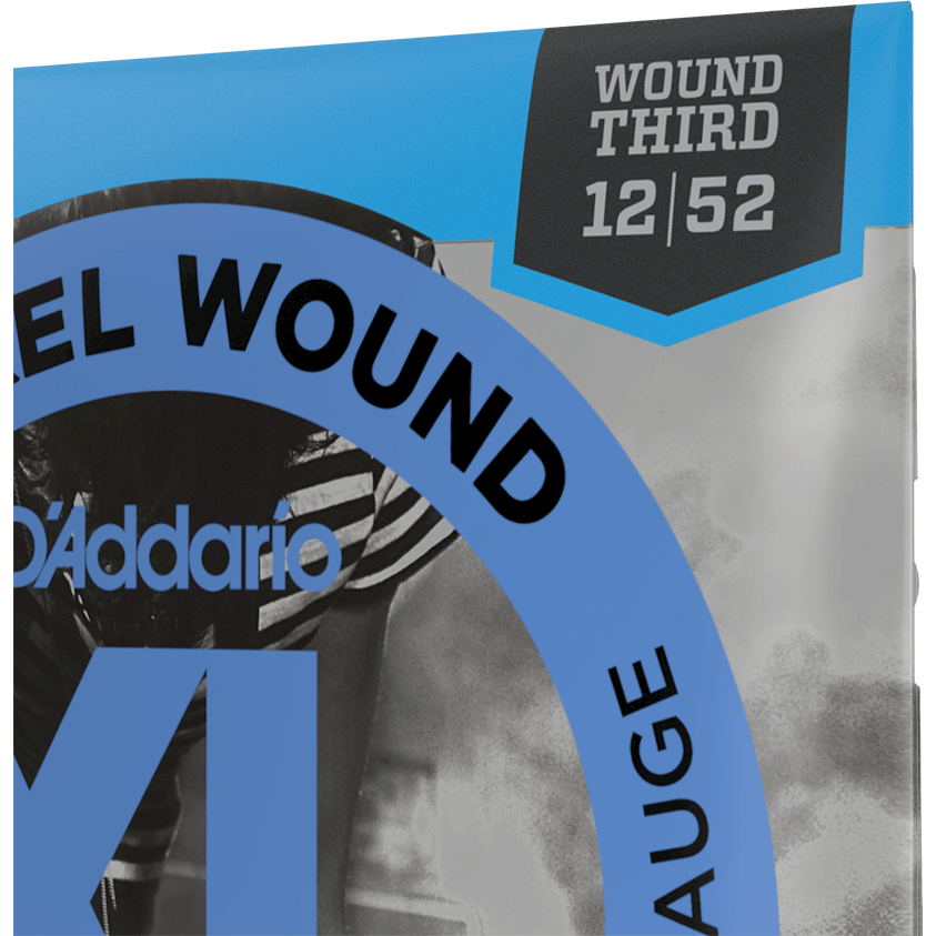 D'Addario XL Nickel Wound Electric Guitar Strings – Jazz Light – 12-52