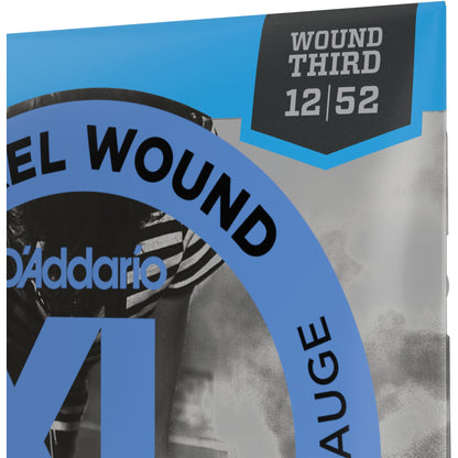 D'Addario EJ21 Nickel Wound Electric Guitar Strings, Jazz Light, 12-52