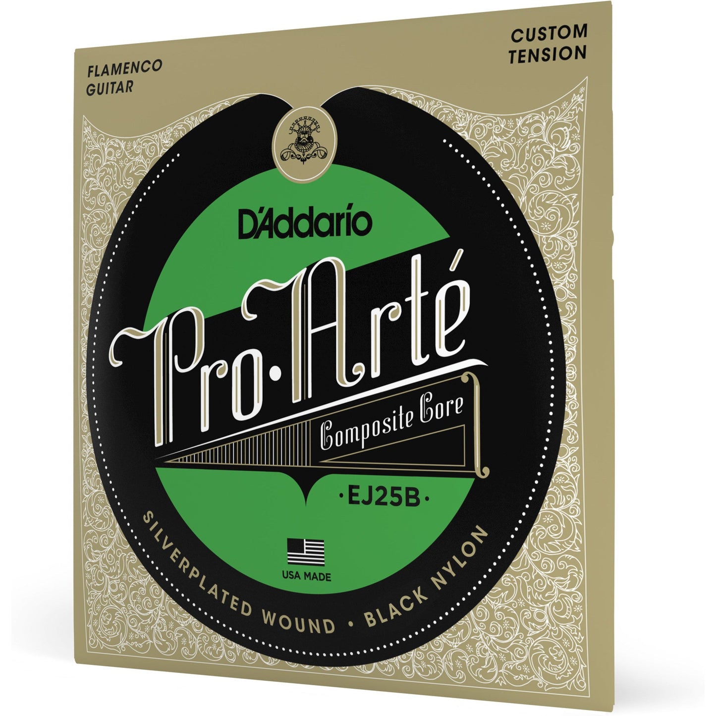 D'Addario EJ25B Pro-Arte Black Nylon Composite Flamenco Guitar Strings