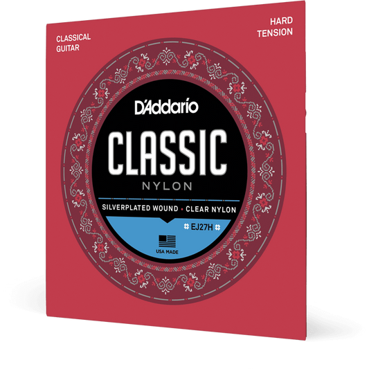 D'Addario Student Nylon Classical Guitar Strings – Hard Tension