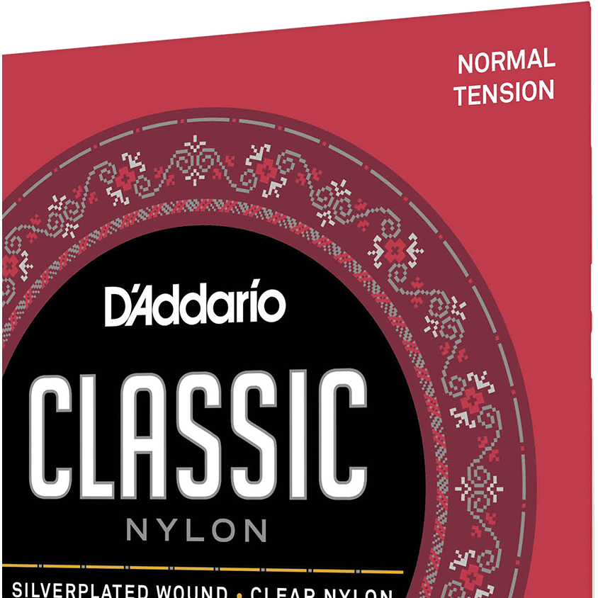 D'Addario 3/4 Student Nylon Fractional Classical Guitar Strings – Normal Tension