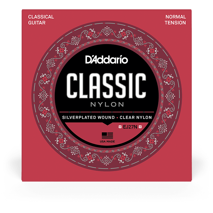 D'Addario 4/4 Student Nylon Classical Guitar Strings – Normal Tension