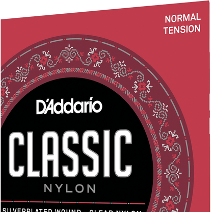 D'Addario 4/4 Student Nylon Classical Guitar Strings – Normal Tension