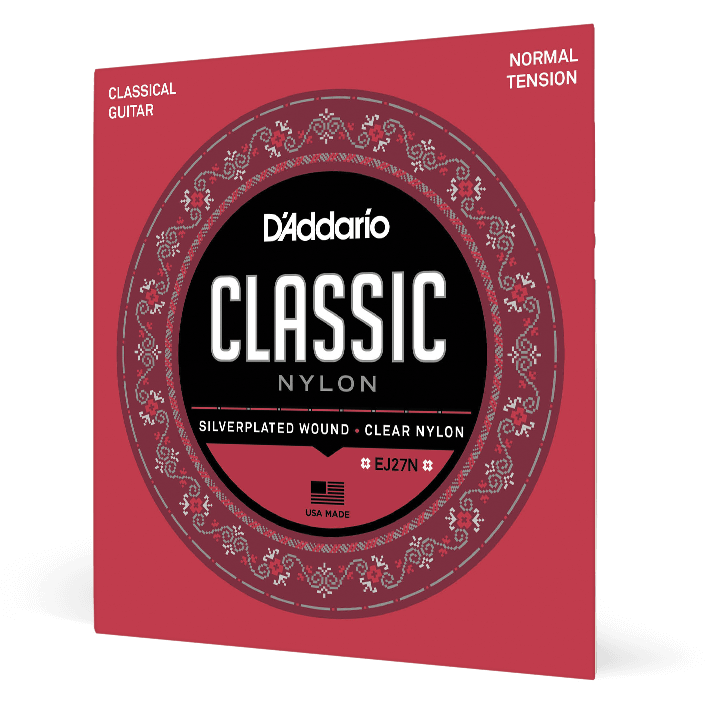 D'Addario 4/4 Student Nylon Classical Guitar Strings – Normal Tension